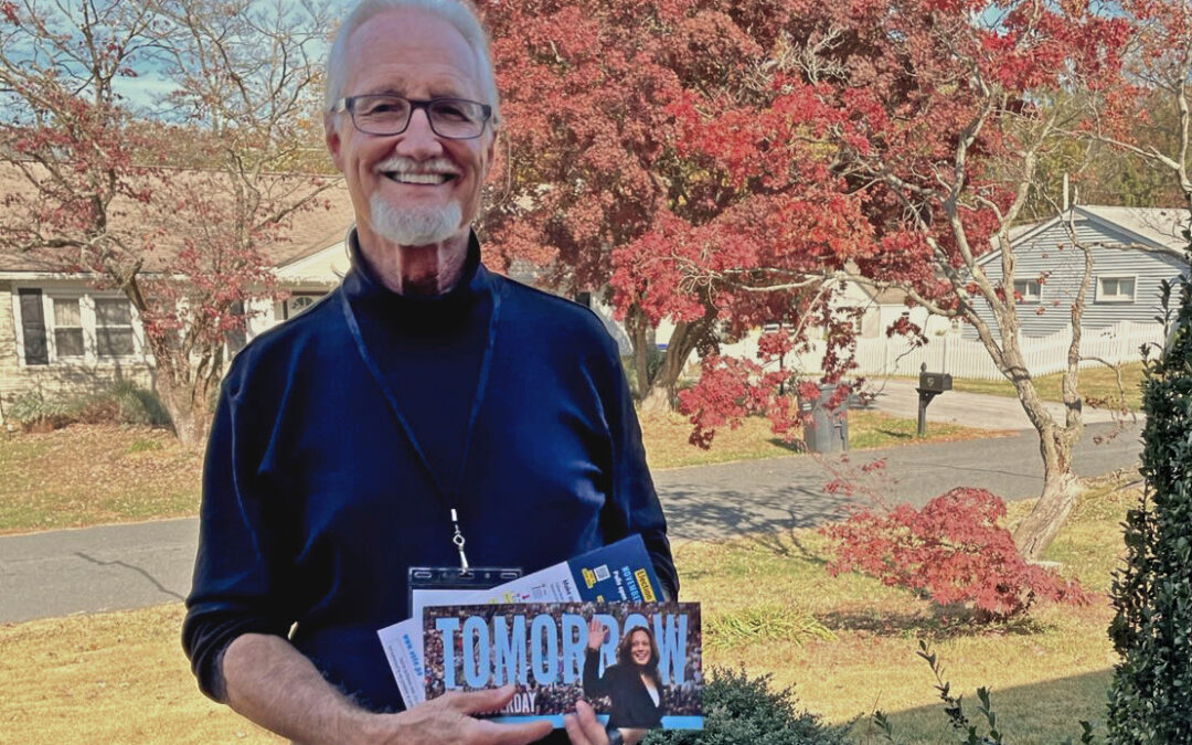 Canvassing in the Philadelphia suburb, Havertown